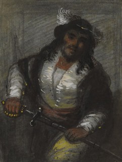 Brigand, 1833. Creator: Alfred Jacob Miller.