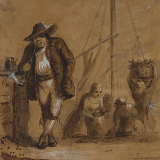 Hans, the German, 19th century. Creator: Alfred Jacob Miller.