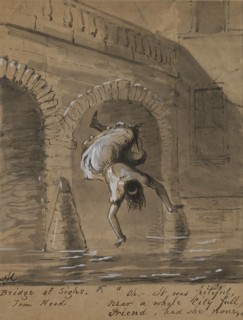Bridge of Sighs, 1825-1870. Creator: Alfred Jacob Miller.
