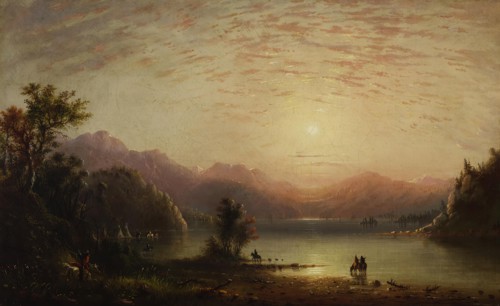 Rocky Mountain Scene, c1865. Creator: Alfred Jacob Miller.