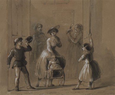 The Real Master on the House, 1825-1870. Creator: Alfred Jacob Miller.