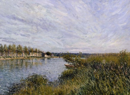 View of Saint-Mammès, c1880. Creator: Alfred Sisley.