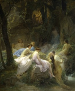 Nymphs Listening to the Songs of Orpheus, 1853. Creator: Charles Jalabert.