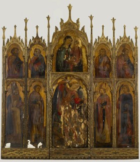 Madonna and Child with St. Michael and Other Saints, c1440. Creator: Antonio Vivarini.