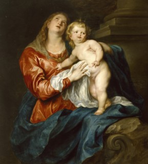 Virgin and Child, c1630-1632. Creator: Anthony van Dyck.