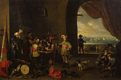 The Guard Room, c1642. Creator: David Teniers II.