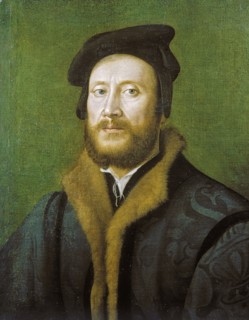 Portrait of a Bolognese Gentleman in a Fur-lined Coat, c1523-1525. Creator: Giuliano Bugiardini.
