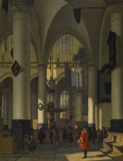 Imaginary Interior of a Protestant Church, c1690. Creator: Hendrick van Streeck.