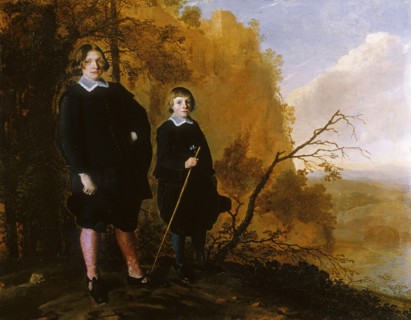 Two Boys in a Landscape, 1650-1655. Creator: Herman Mijnerts Doncker.