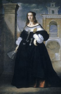 Portrait of Margherita, Wife of Baldassare Vandergoes, 1655-60. Creator: Luigi Primo.