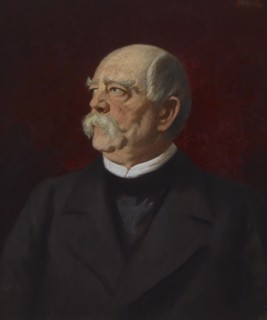 Portrait of Bismark, c1860. Creator: Carl Bersch.