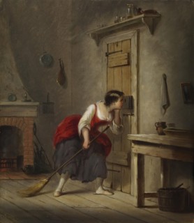 The Marchioness (from Dickens' "The Old Curiosity Shop"), mid 19th century. Creator: Alfred Jacob Miller.