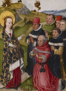 Saint Catherine Converting the Scholars, c1480. Creator: Unknown.