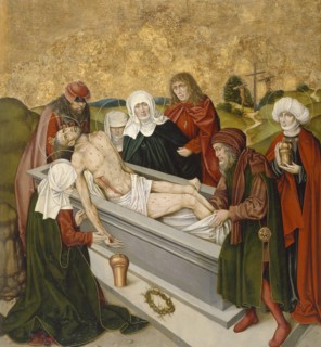 Altarpiece with the Passion of Christ: Entombment, c1480-1495. Creator: Unknown.