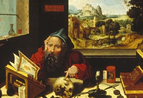 Saint Jerome in His Study, c1530. Creator: Pieter Coecke van Aelst.