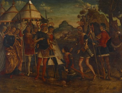 The Magnanimity of Scipio Africanus, c1500. Creator: Michele da Verona.
