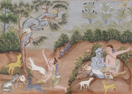 Vessantara Jataka, Chapter 6 (The Light Forest), c1920-1940. Creator: Unknown.