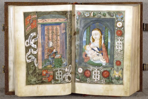 Donor, Virgin and Child, c1480-90. Creator: Unknown.