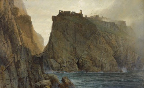 Tintagel on the Cornish Coast, 1879. Creator: William Trost Richards.