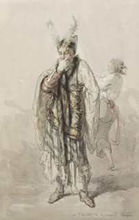Actors, 1855-1857. Creator: Paul Gavarni.