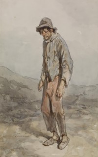 Misery, c1855. Creator: Paul Gavarni.