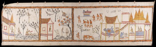 Narrative Scroll: Vessantara Jataka, 1st half 20th century. Creator: Unknown.