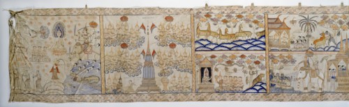 Vessantara Jataka, Narrative Scroll, 1st half 20th century. Creator: Unknown.