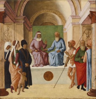 The Story of Susanna: The Elders as Judges, c1488-90. Creator: Lorenzo Costa.