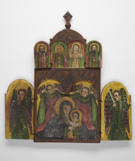 Double-sided Polyptych with the Virgin and Child, Saint George and the Young..., late 18th cent. Creator: Unknown.