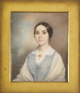 Miss Elizabeth Sarah Faber, c1846. Creator: Charles Fraser.