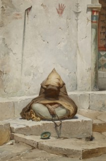 Arab Mendicant in Meditation, c1860. Creator: Charles Camino.