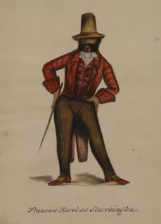 Françoise Ravel as Starchington, 1855-1859. Creator: Alfred Jacob Miller.