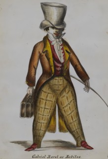 Gabriel Ravel as Babilas, 1855-1859. Creator: Alfred Jacob Miller.
