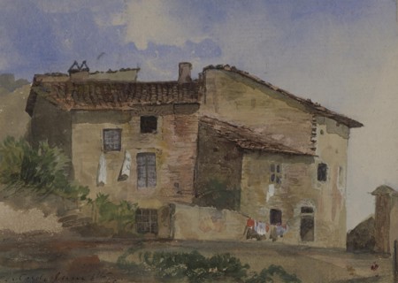Certaldo, June 6th, '61, 1861. Creator: Samuel Colman.