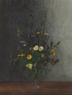 Summer Bouquet of Wild Flowers with Dandelions, 1863. Creator: Leon Bonvin.