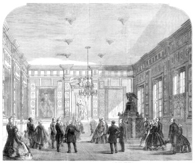Independence Hall, Philadelphia, visited by the Prince of Wales on the 10th of October, 1860. Creator: Unknown.