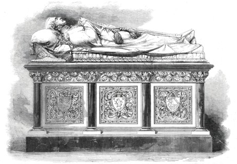 Monument to the late Earl of Ellesmere in Worsley Church, near Manchester, 1860. Creator: Unknown.