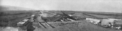 'Sur la route de Monastir ; La route de Monastir coupee par les Bulgares en retraite', 1916. Creator: Unknown.