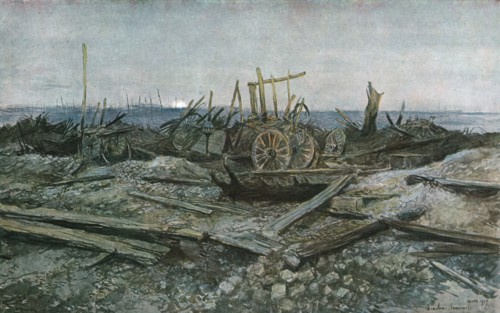 'Biaches', 1917. Creator: Francois Flameng.