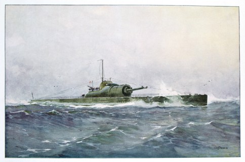 French submarine 'Surcouf', 20th century