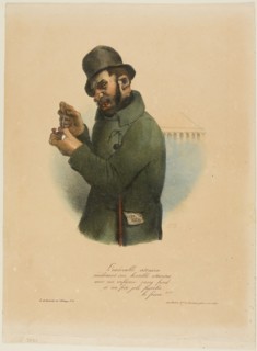 The Execrable Assassin Contemplates his Horrible Assault..., 1832–59. Creator: Charles Joseph Traviès de Villers.