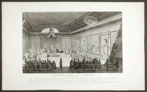 Assembly of Notable People, Held at Versailles, 1798-1804. Creator: Claude Niquet I.