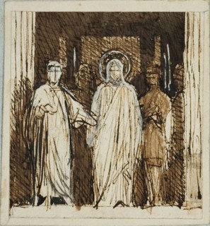 Christ with Pilate, n.d. Creator: Dominique Papety.