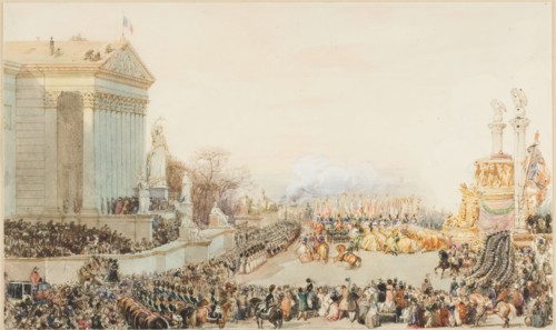 The Translation of the Ashes of Napoleon: 15 December, 1840, c. 1842. Creator: Eugene Louis Lami.
