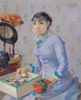 The Milliner, c. 1877. Creator: Eva Gonzales.