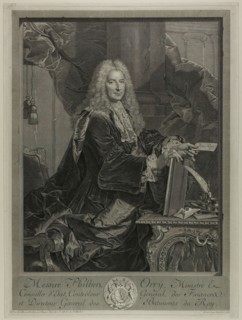 Portrait of Philibert Orrey, 1737. Creator: Francois Bernard Lepicie.