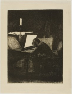 François Bonvin Etching, 1861. Creator: Francois Bonvin.