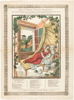 Bonne Ste. Fainéante, Protectrice des paresseuses!, n.d. Creator: Francois Georgin.