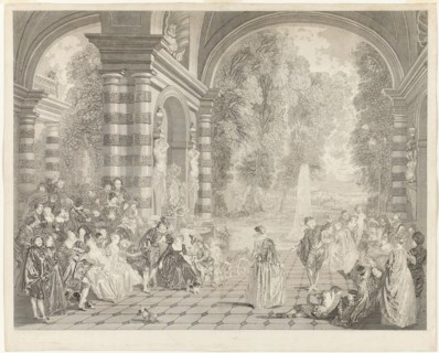 The Pleasures of the Ball, 1730. Creator: Gérard Jean-Baptiste Scotin.