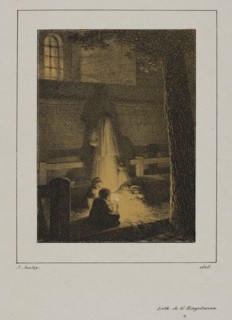 Group of Children Around a Candle, 1818. Creators: Jean-Baptiste Isabey, Godefroy Engelmann.
